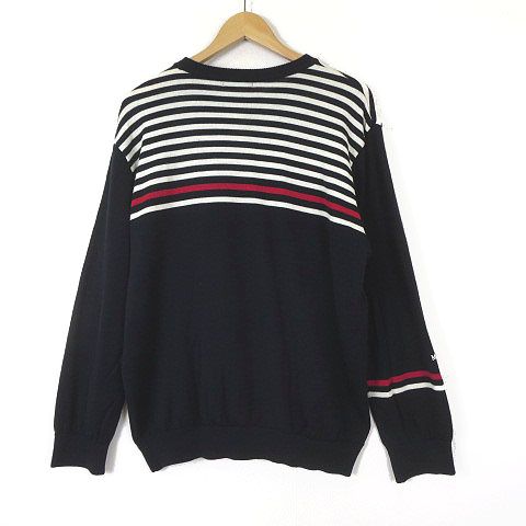 マンシングウェア MUNSINGWEAR ゴルフ ニット セーター ボーダー ロゴ