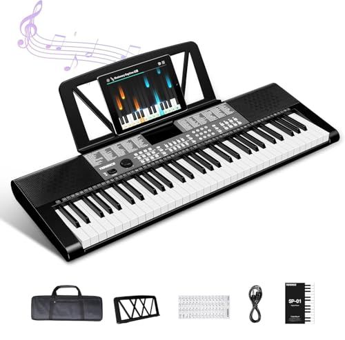 TERENCE 電子ピアノ 61鍵盤 237音色 246リズム 電子キーボード 25デモ