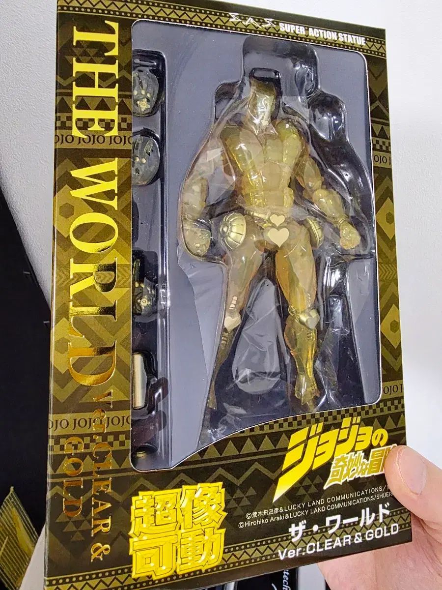 ジョジョ 超像可動 スタープラチナ & ザ・ワールド クリア GOLD Ver