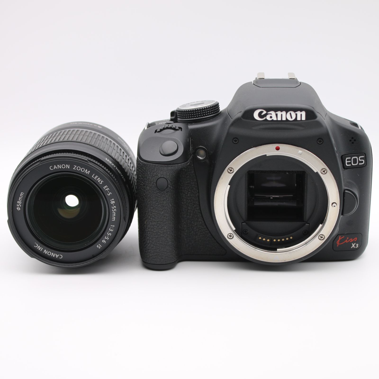 極上品】 Canon Kiss X3 レンズキット EF-S 18-55mm F3.5-5.6 IS