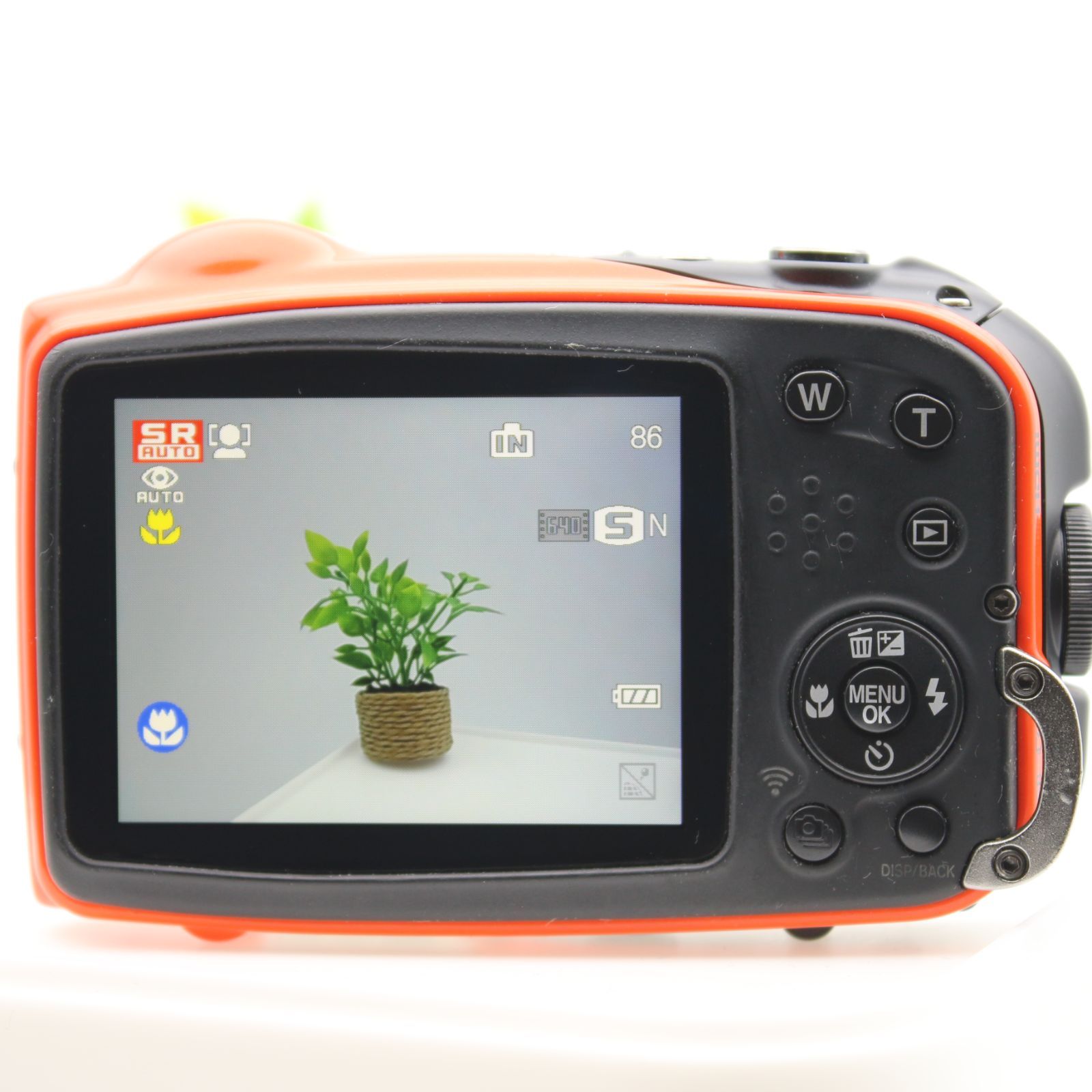 極上品】 FUJIFILM XP70 OR オレンジ コンパクトデジタルカメラ