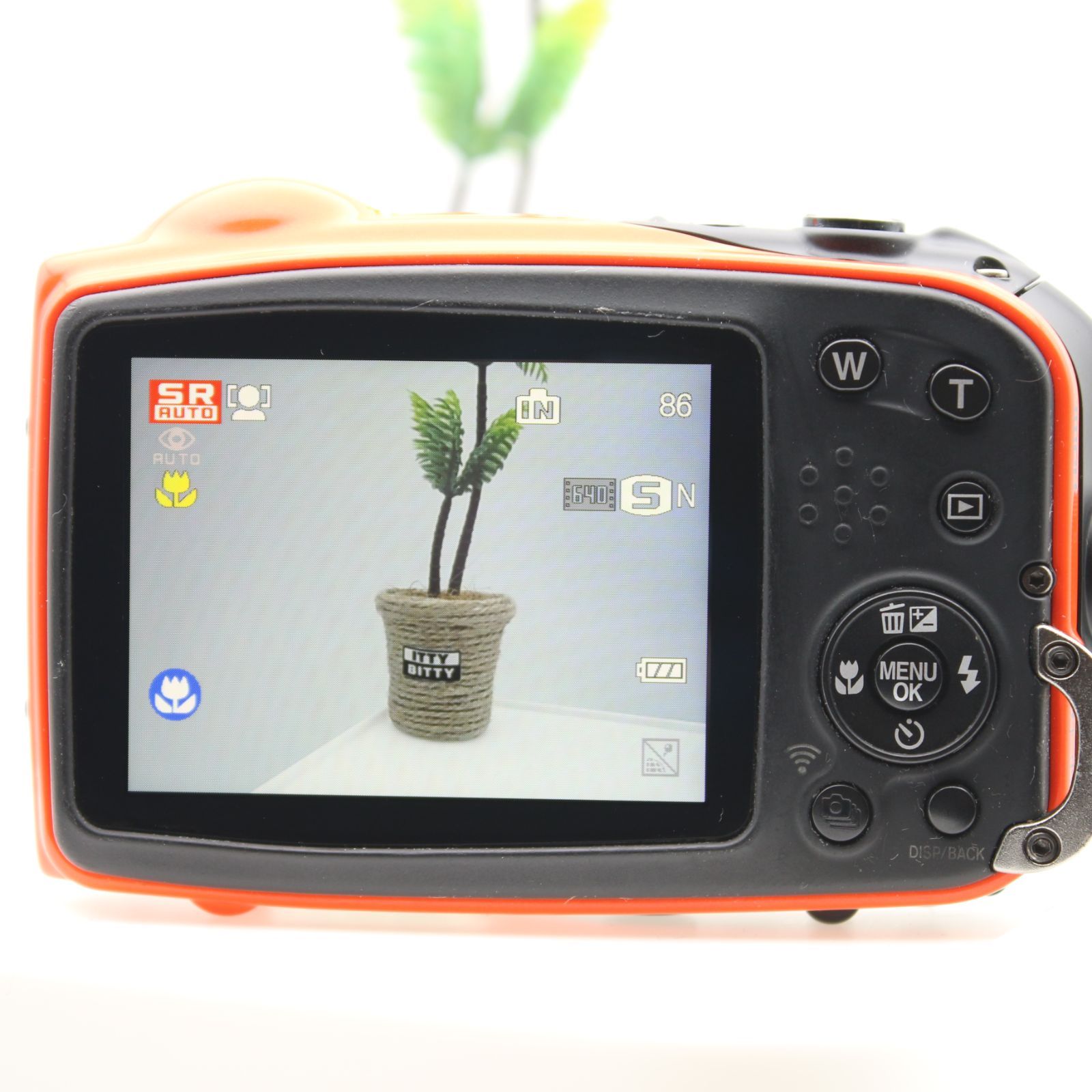 極上品】 FUJIFILM XP70 OR オレンジ コンパクトデジタルカメラ