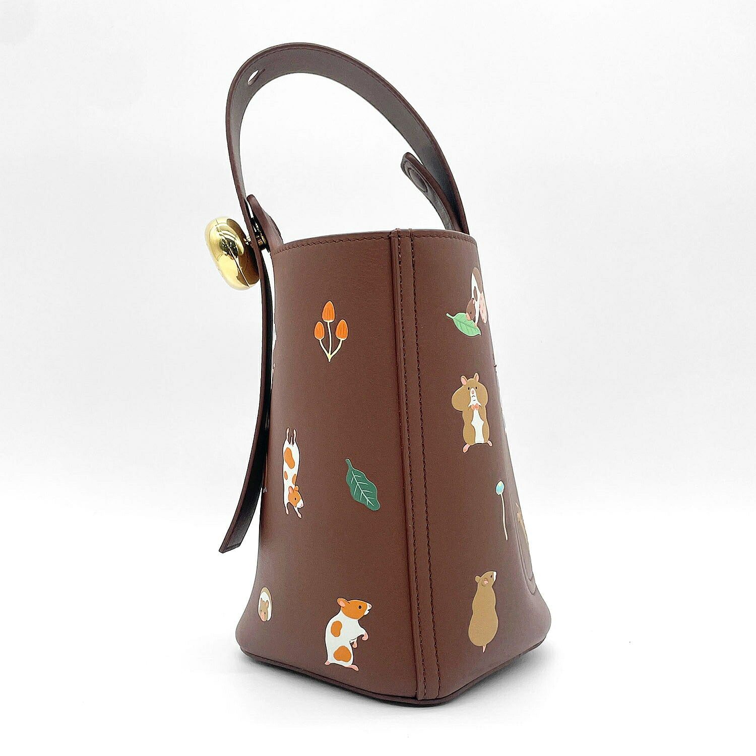 LOEWE ロエベ ハムスター ぺブル バケットバッグ ミニ スナ・フジタ 