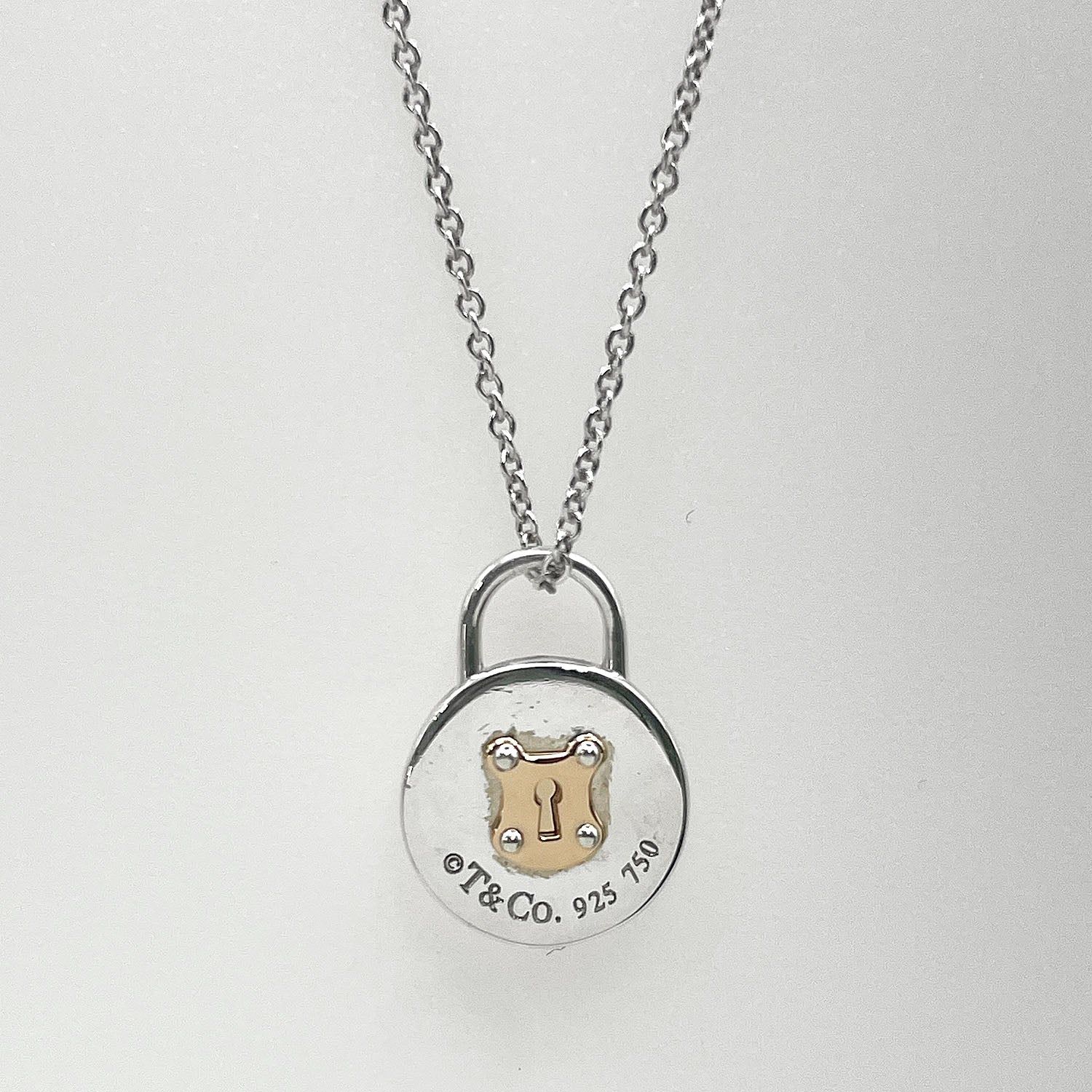 Tiffany&Co. ティファニー ラウンドロック ネックレス ペンダント 鍵