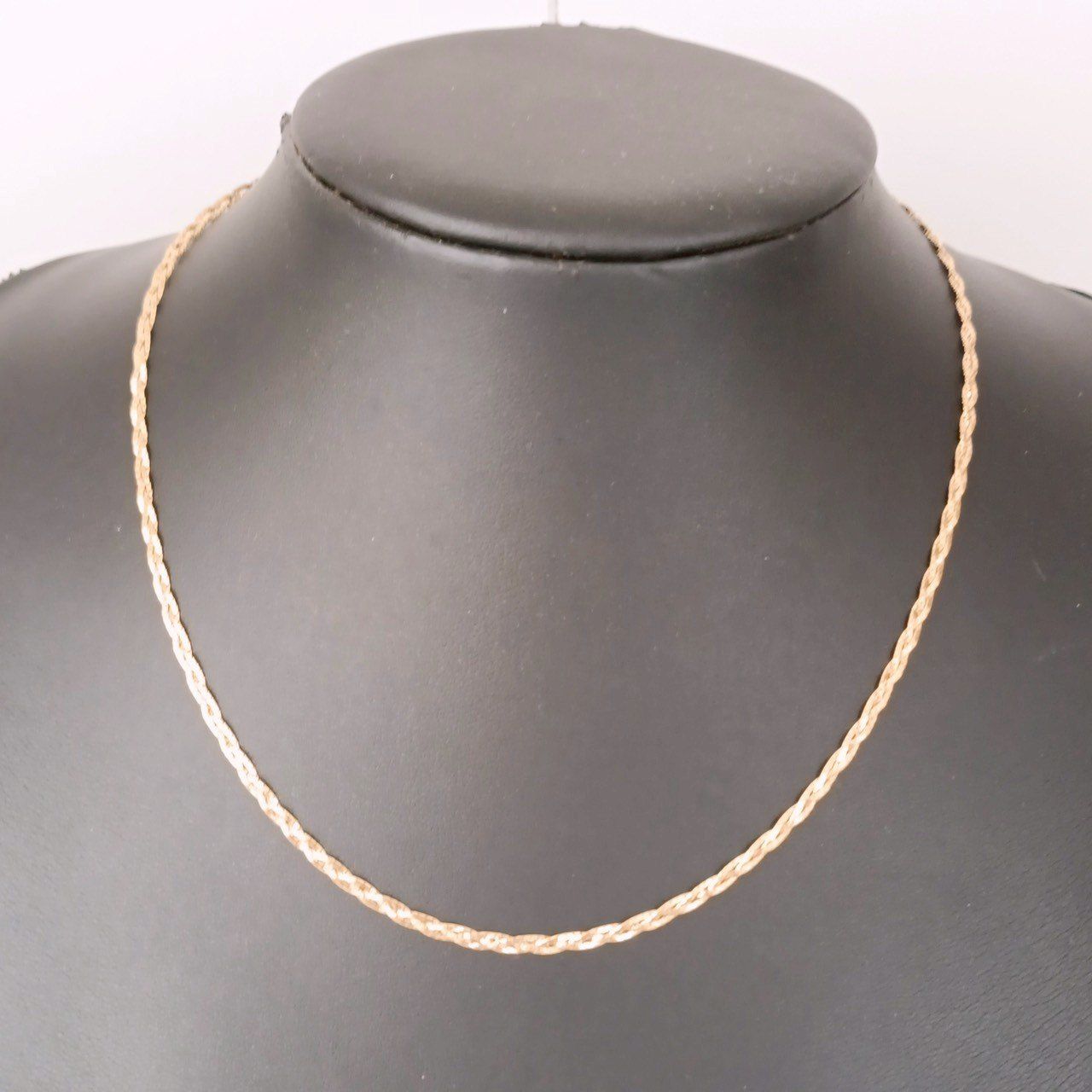 18金 K18 男女兼用 ジュエリーマキ デザインネックレス 4.2g 40.5