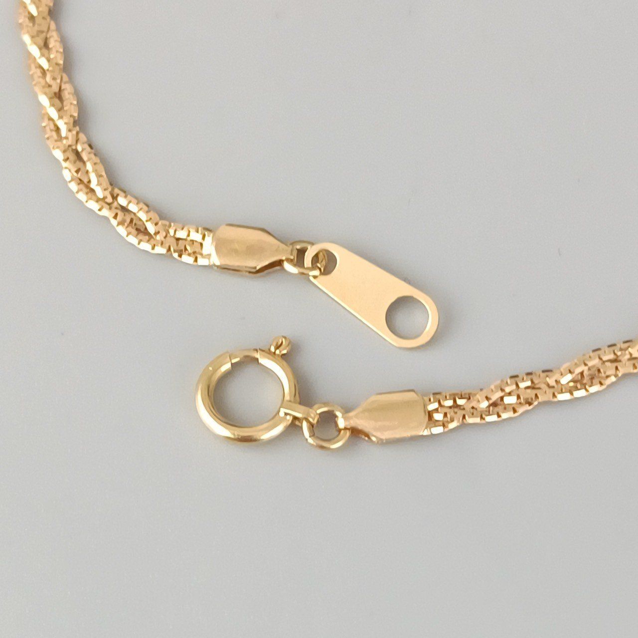 18金 K18 男女兼用 ジュエリーマキ デザインネックレス 4.2g 40.5