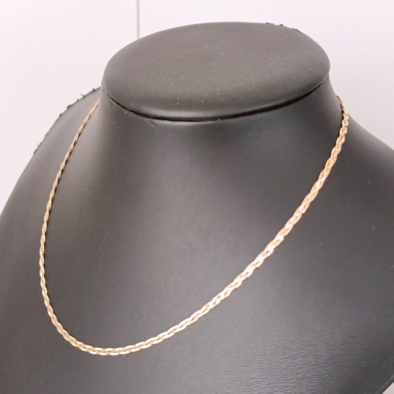 18金 K18 男女兼用 ジュエリーマキ デザインネックレス 4.2g 40.5