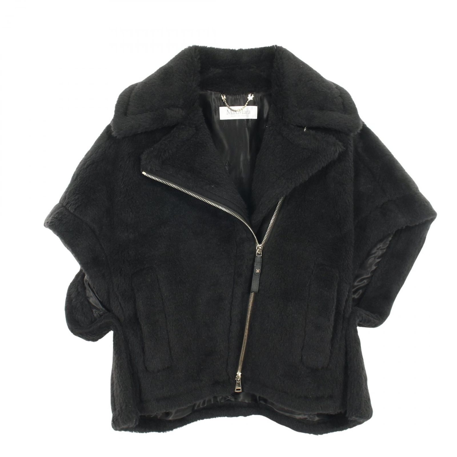 マックスマーラ MAX MARA ポンチョ テディベア ウール シルク ポンチョ