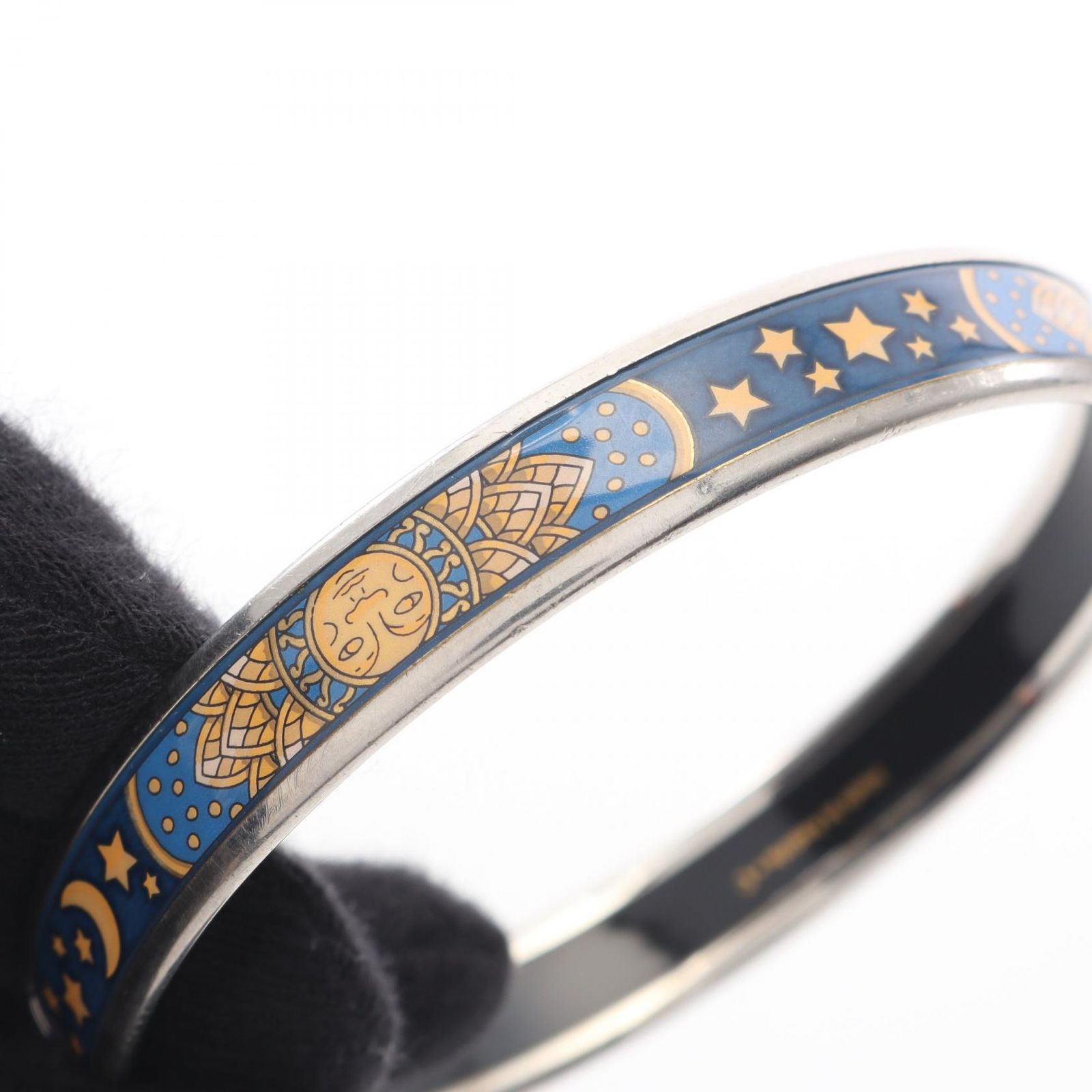 エルメス HERMES バングル エマイユPM ステンレススチール エマイユ