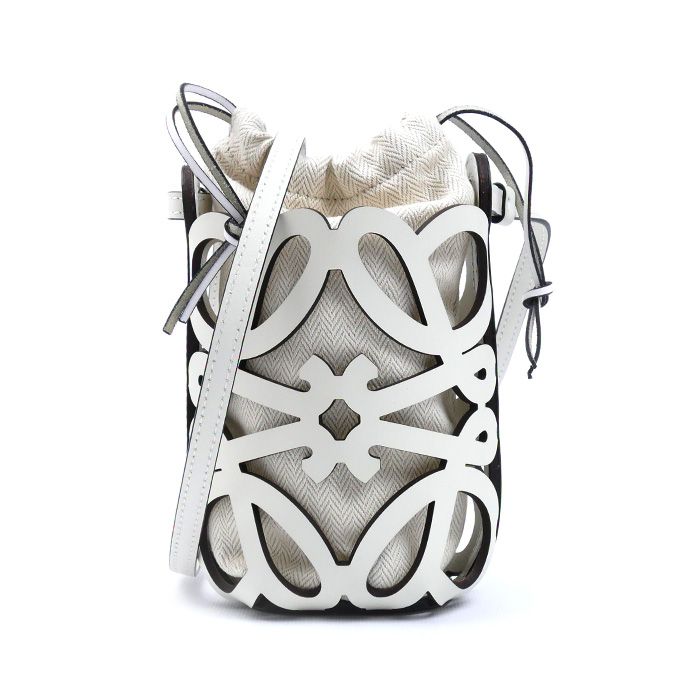 LOEWE ロエベ アナグラム カットアウト ポケット ショルダーバッグ