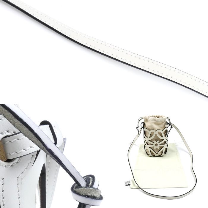 LOEWE ロエベ アナグラム カットアウト ポケット ショルダーバッグ