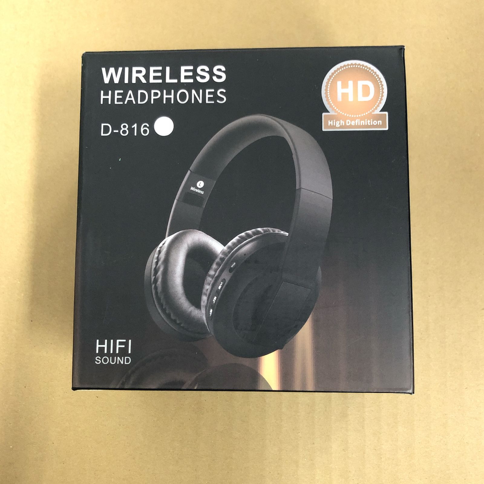 ワイヤレスヘッドホン WIRELESSS HEADPHONES D-816 グレー - メルカリ