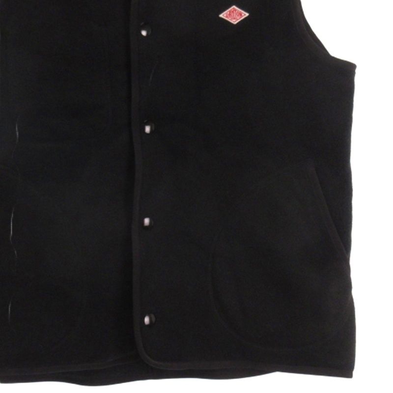 ダントン DANTON タグ付き フリース ベスト 20A-MR-001 ブラック 34