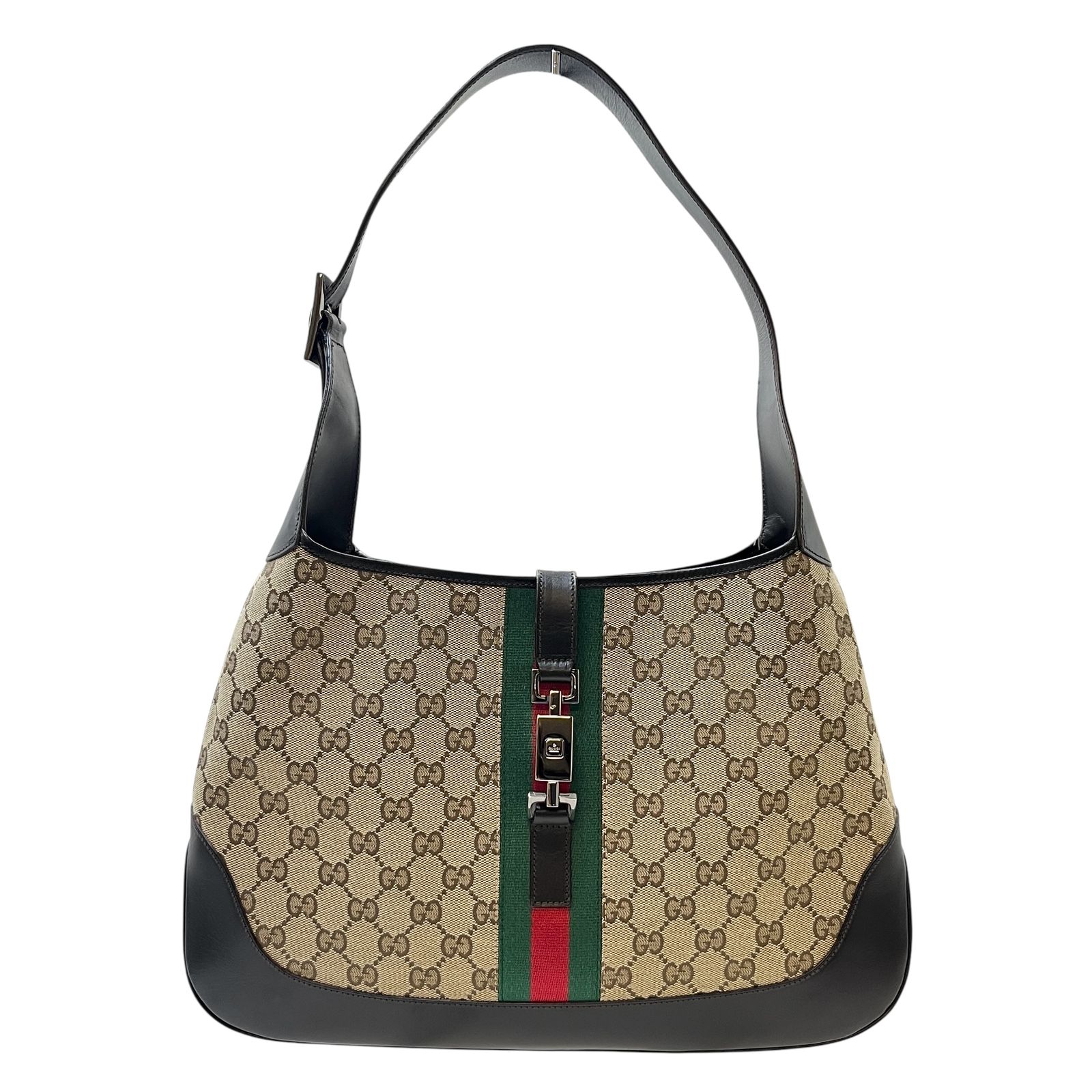 中古】GUCCI グッチ ジャッキーワンショルダーバッグ シェリーライン