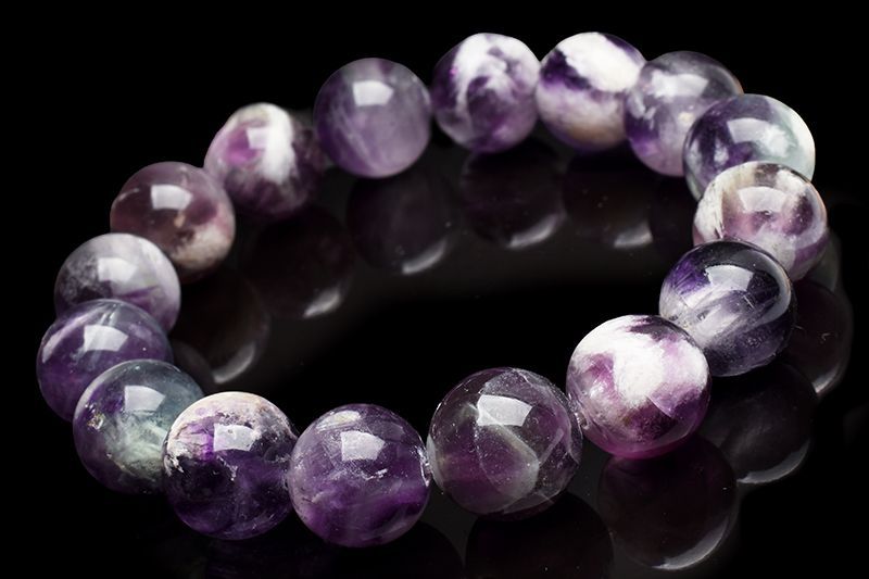 1点物】美麗◇天使の羽根 フェザーインフローライト 13mm