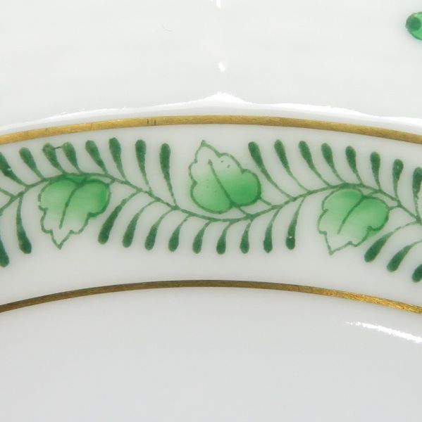 ヘレンド プレート□アポニーグリーン サラダプレート 16.5cm 6枚