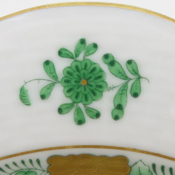 ヘレンド プレート□アポニーグリーン サラダプレート 16.5cm 6枚