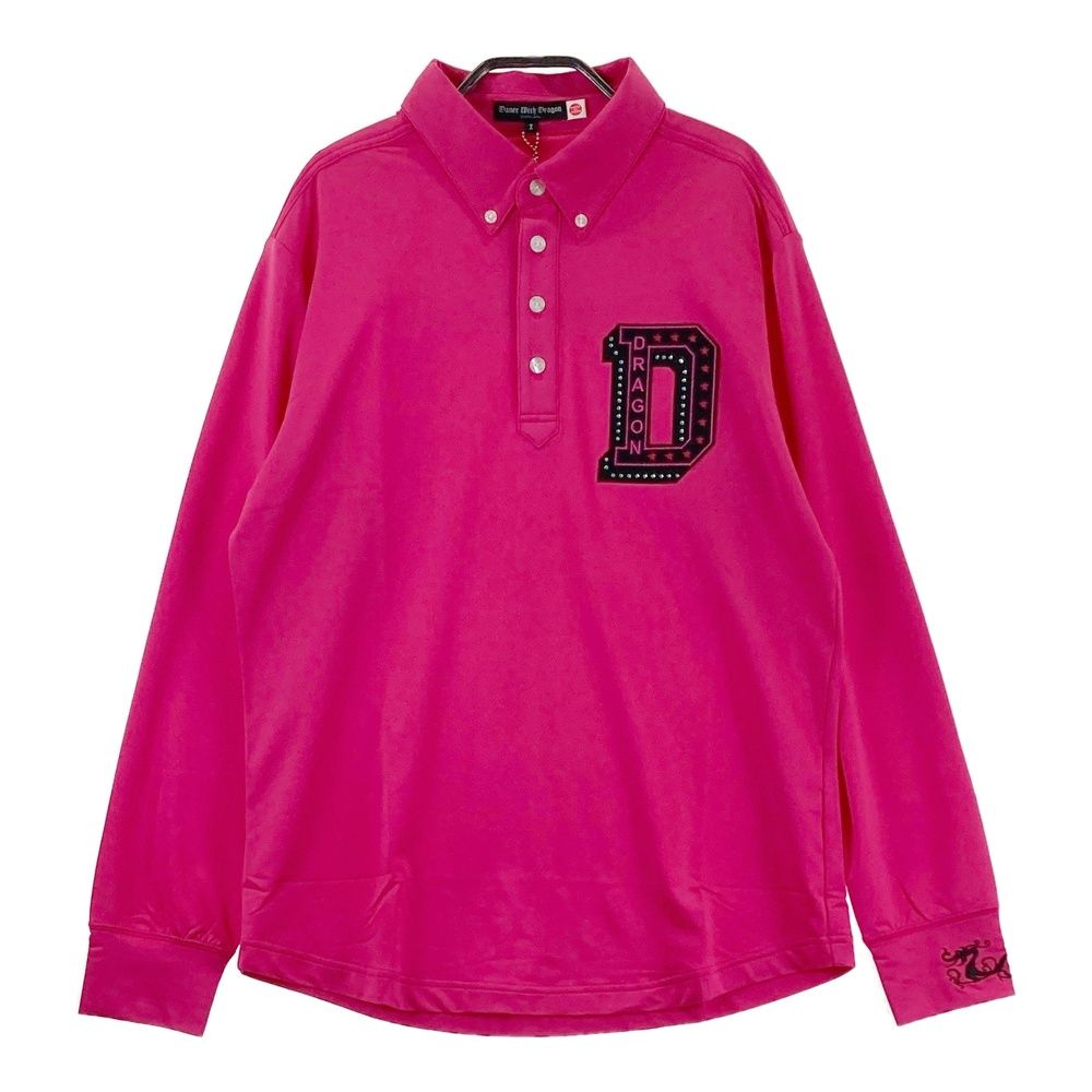 サイズ：2 DANCE WITH DRAGON ダンスウィズドラゴン 長袖ポロシャツ