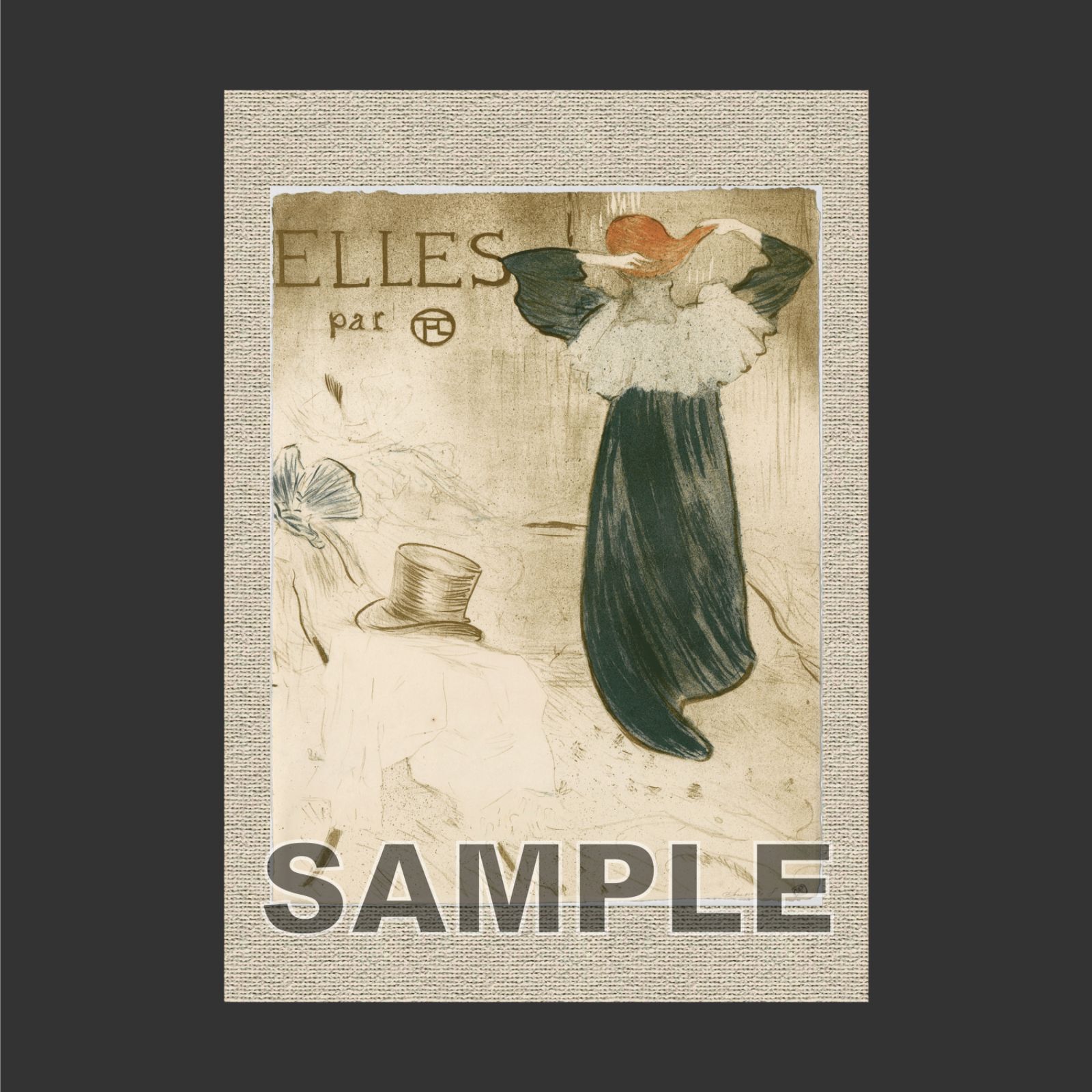 アンリ・ド・トゥールーズ＝ロートレック（Lautrec） 「 ELLES