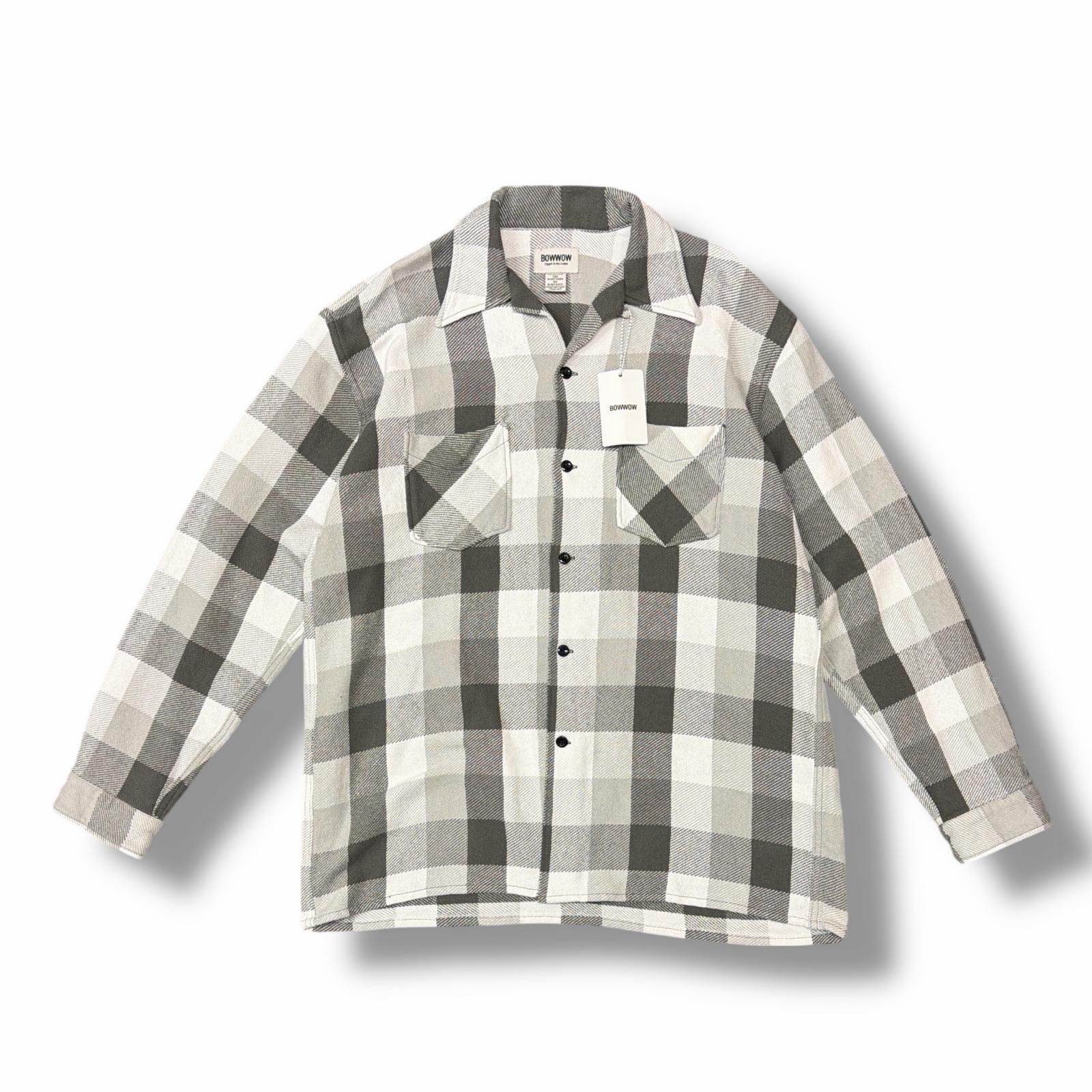 未使用 BOWWOW 25AW CHECK FLANNEL SHIRT CHECK FLANNEL SHIRT 