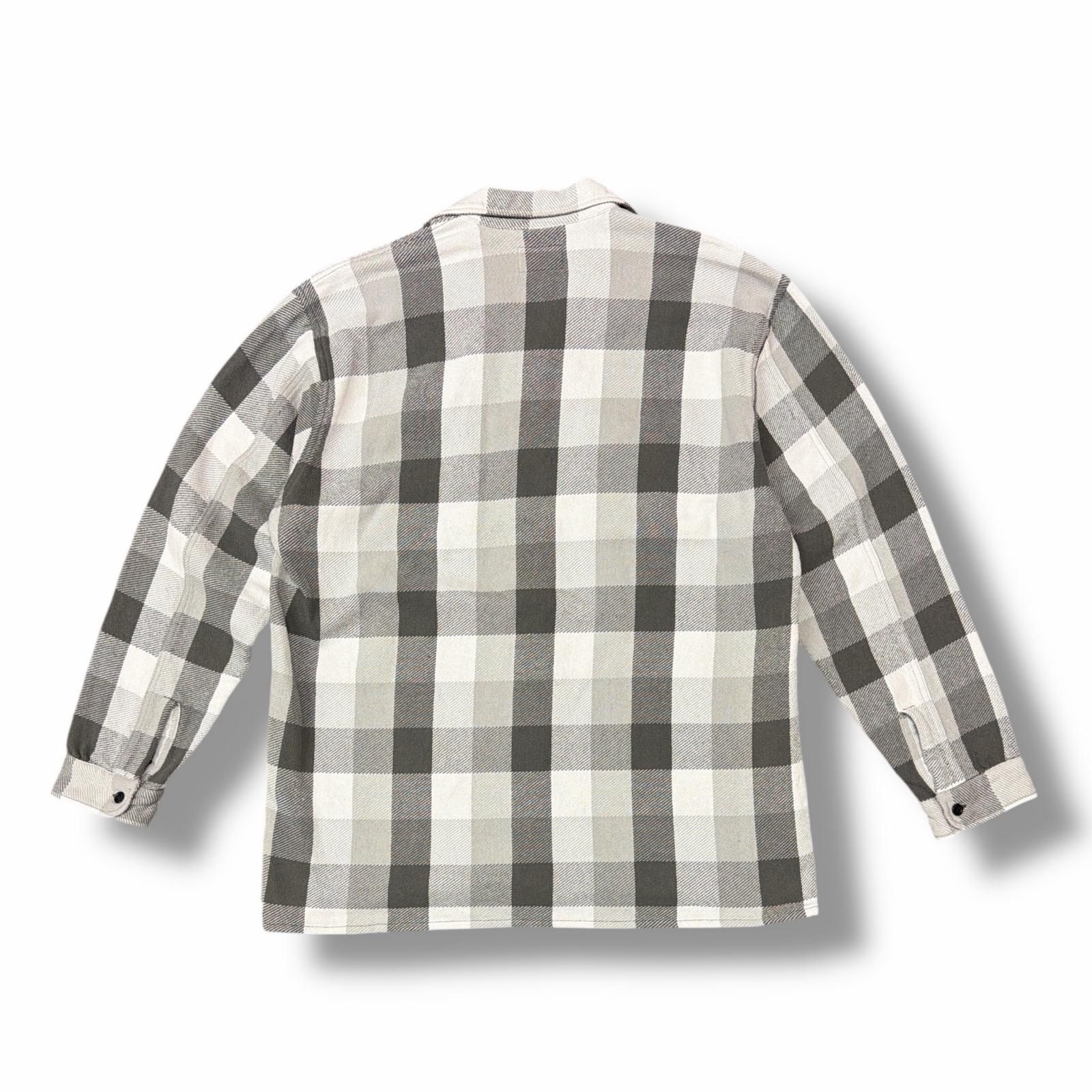 未使用 BOWWOW 25AW CHECK FLANNEL SHIRT CHECK FLANNEL SHIRT バウワウ BW252-CFS グレー L （9561M） 未使用 BOWWOW 25AW CHECK FLANNEL SHIRT CHECK FLANNEL SHIRT