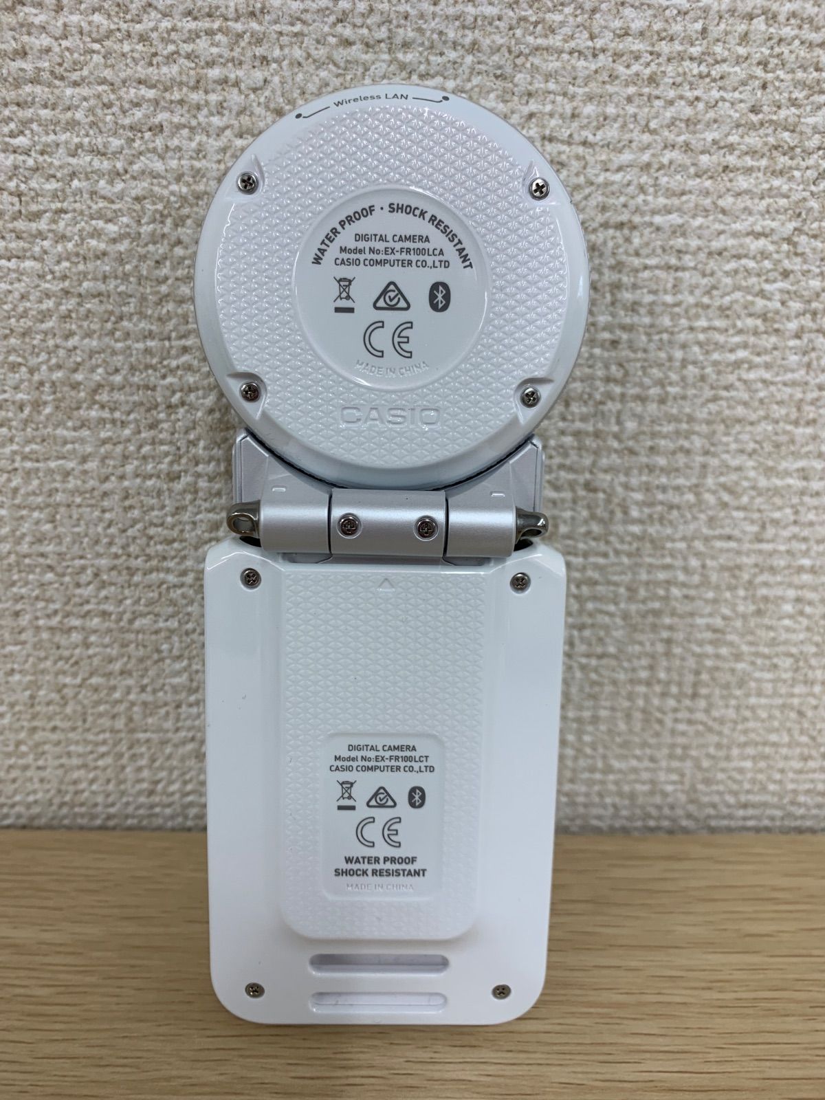 2【通電動作未確認】CASIO EXILIM FR100L 分離式 美品級 ホワイト