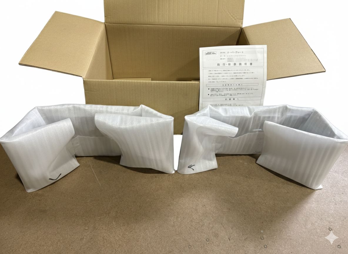未使用新品）三菱ふそう/メッキステップ/アッパー左右セット/大型