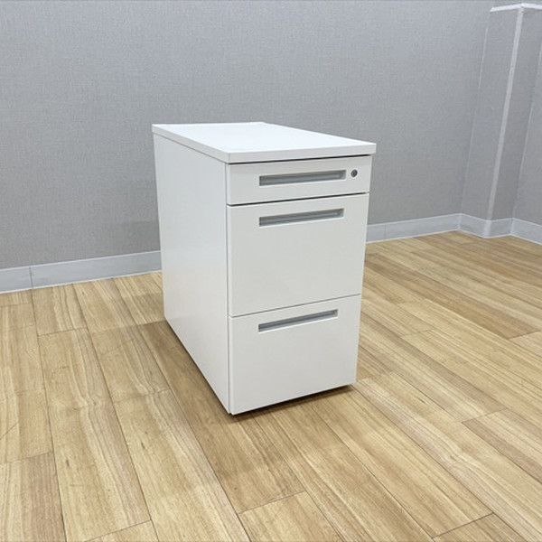 イトーキ 脇デスク 3段 CZR サイドデスク 高720 ホワイト