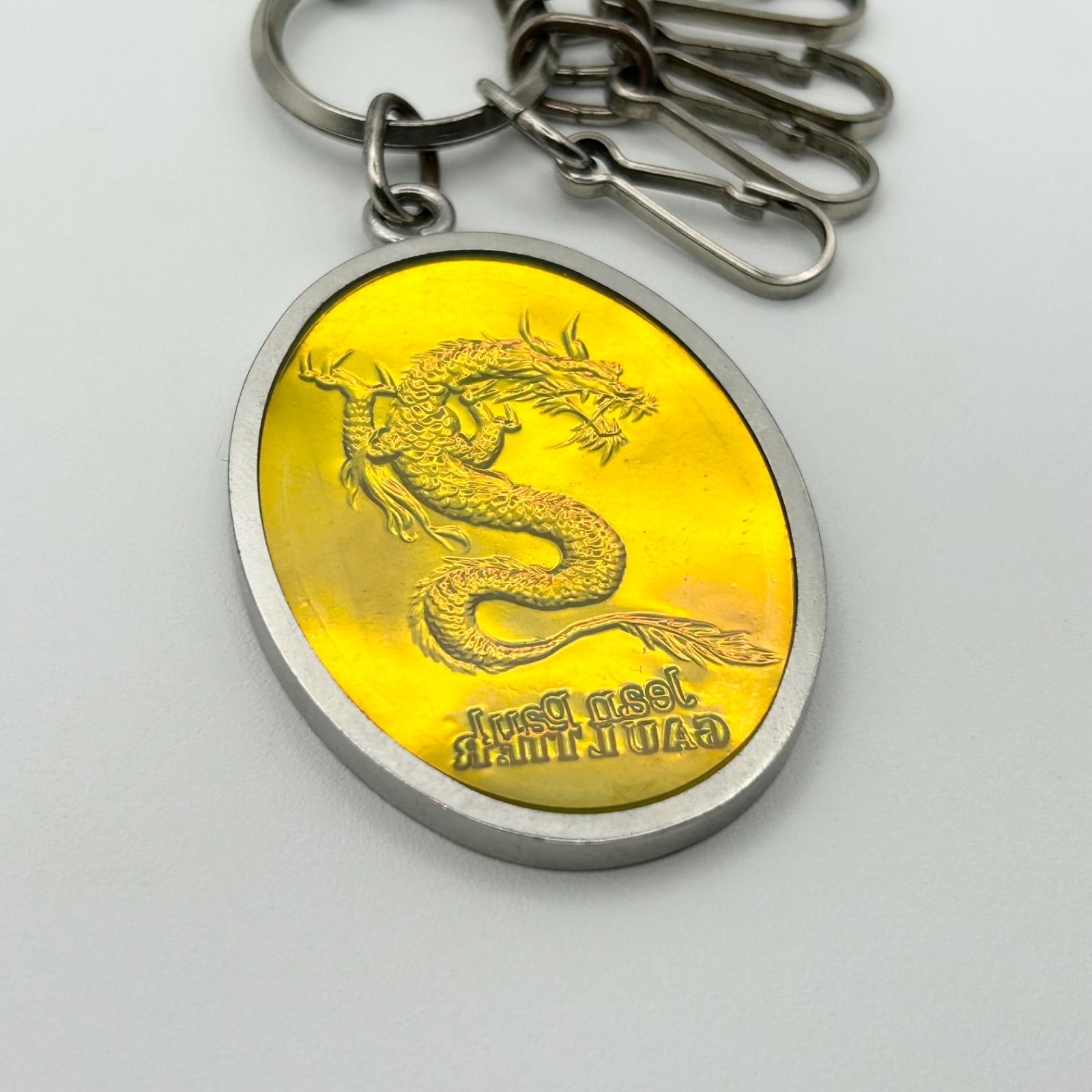 ジャンポールゴルチエ ドラゴン 龍 プレート キーリング キーホルダー 新品 希少 Jean Paul GAULTIER ジャンポールゴルチエ ドラゴン 龍
