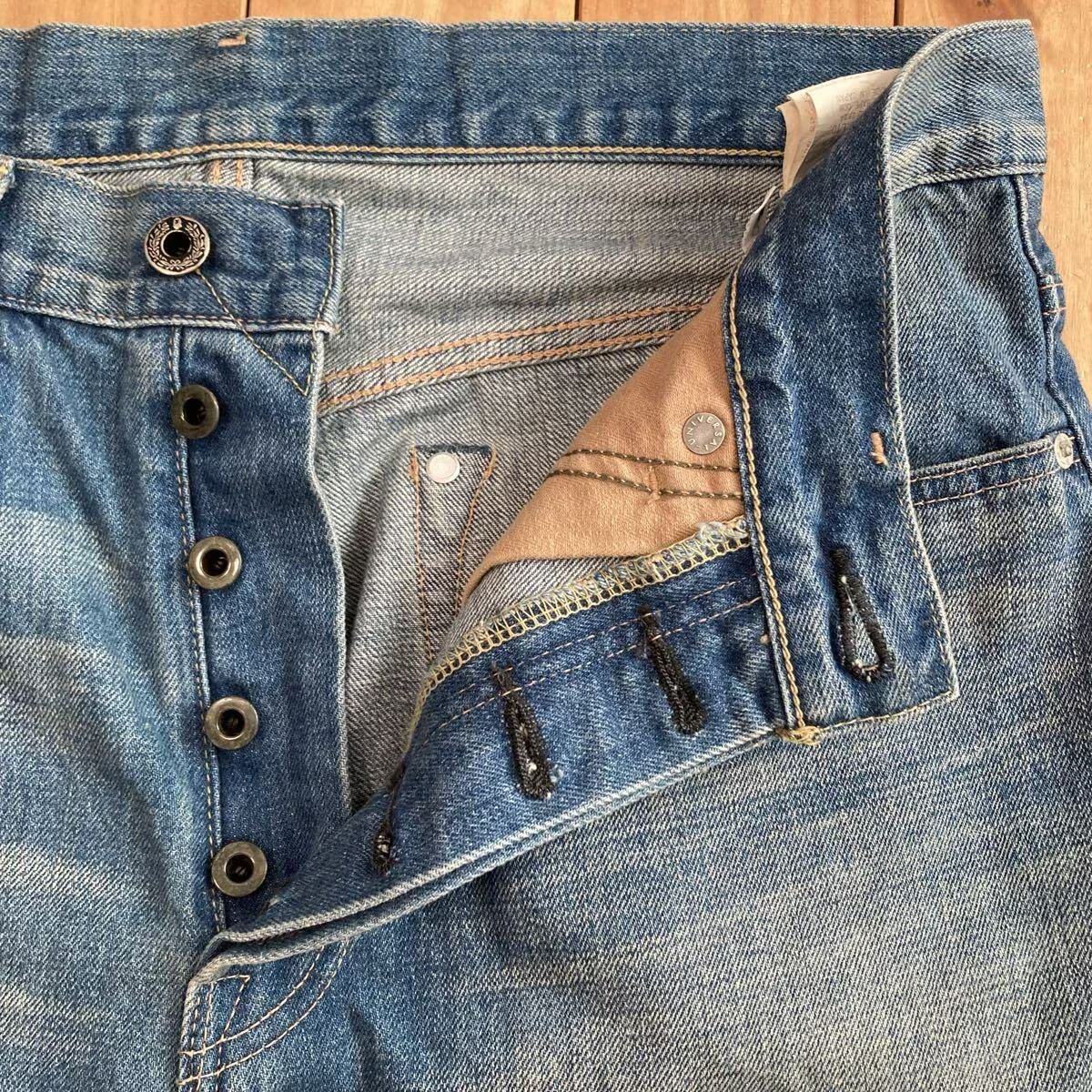 MILO Animal Safari DAMAGED DENIM PANTS Mサイズ a bathing ape