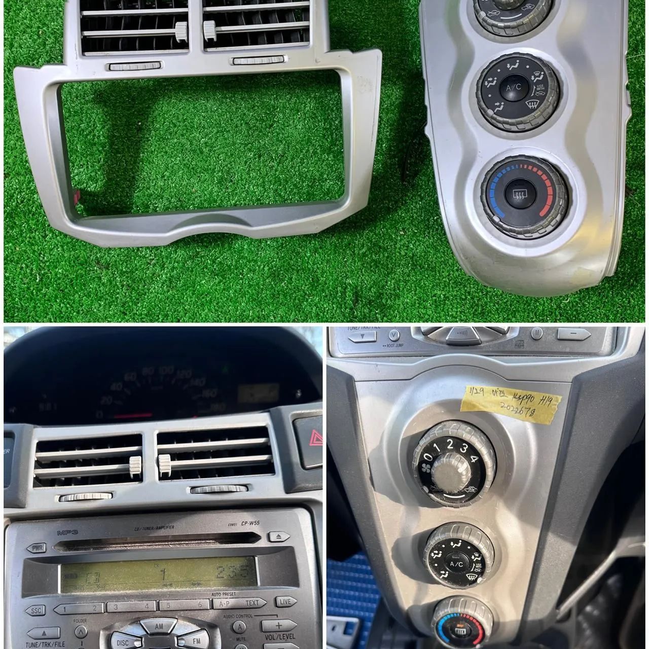 ZT-7116] 純正トヨタ ヴィッツ KSP90 H19年 エアコンスイッチ 55670