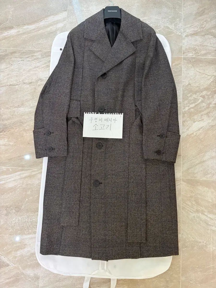 WOOYOUNGMI 21FW メイン CHECK コート 出品 - メルカリ