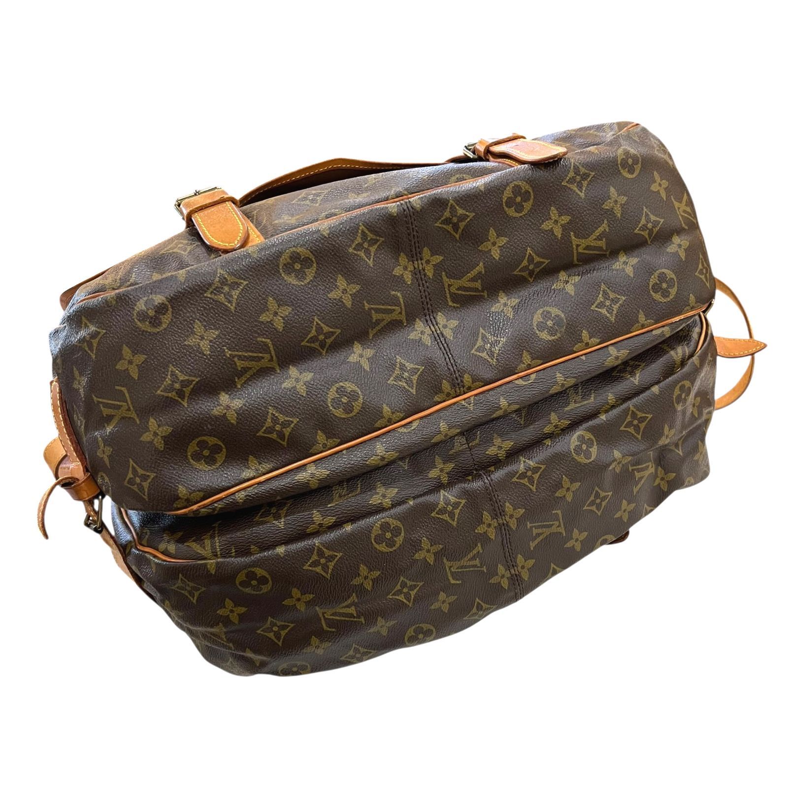 中古 ○ルイヴィトン/LOUIS VUITTON○ソミュール43 大容量ショルダー
