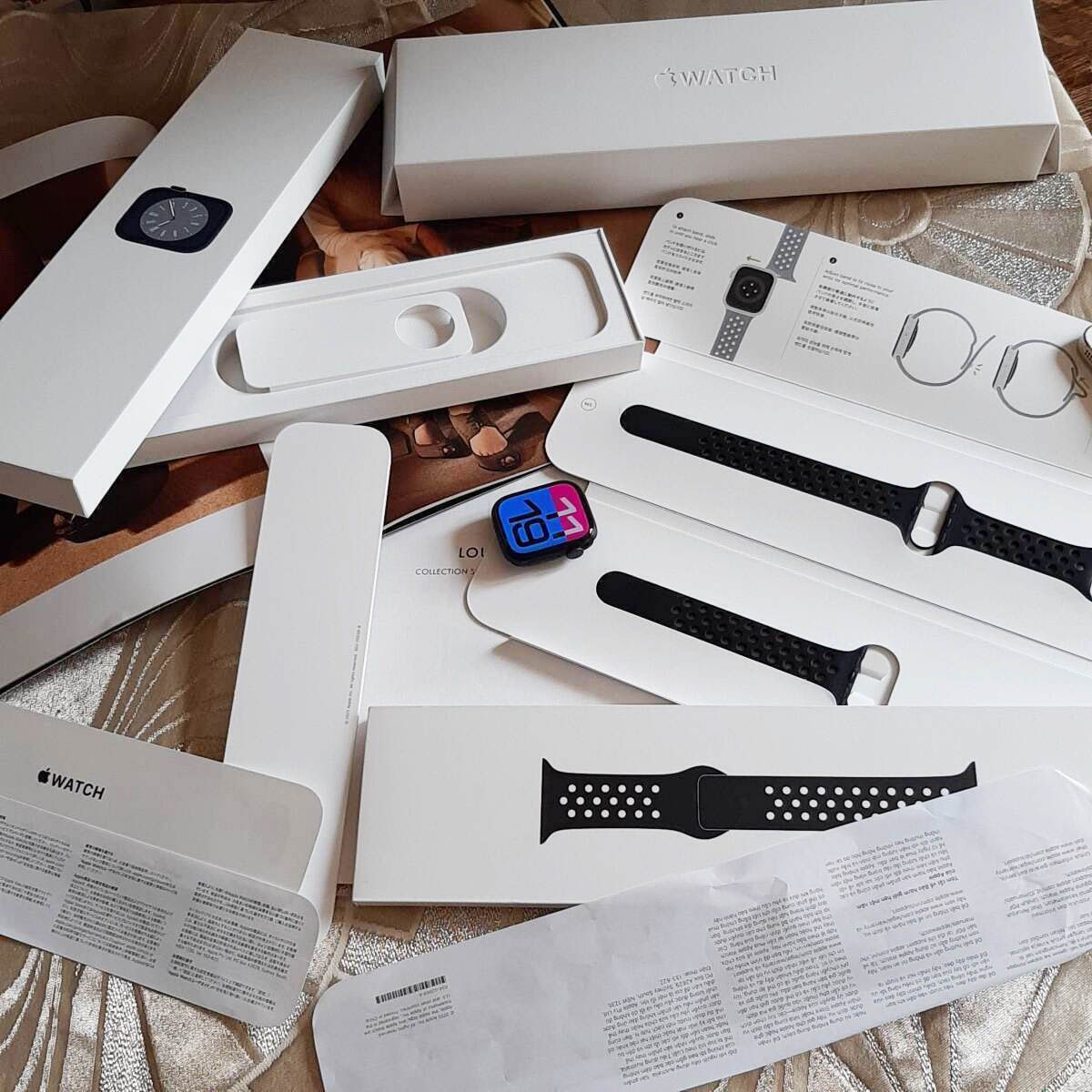 ！AGK03 箱一式 90%バッテリ Apple Watch シリーズ8 41mm GPS アップルウオッチ