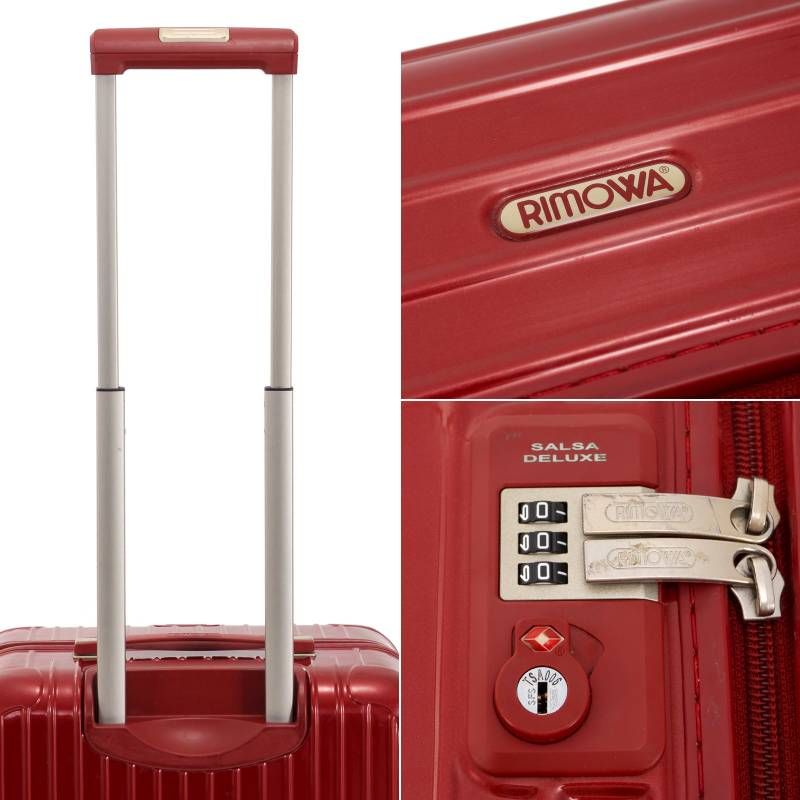 リモワ サルサデラックス 47L 4輪 TSAロック キャビンプラス レッド RIMOWA リモワ SALSA DELUXE サルサデラックス 47L 4輪 TSAロック