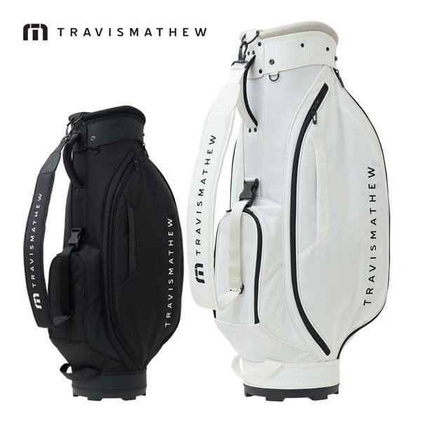 Travis Mathew スタンド式ゴルフバッグ ホワイト Travis Mathew スタンド式ゴルフバッグ ホワイト Sports Golf 【公式通販】