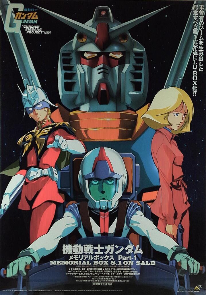 販促用 機動戦士ガンダム メモリアルボックス Part-1 B2ポスター