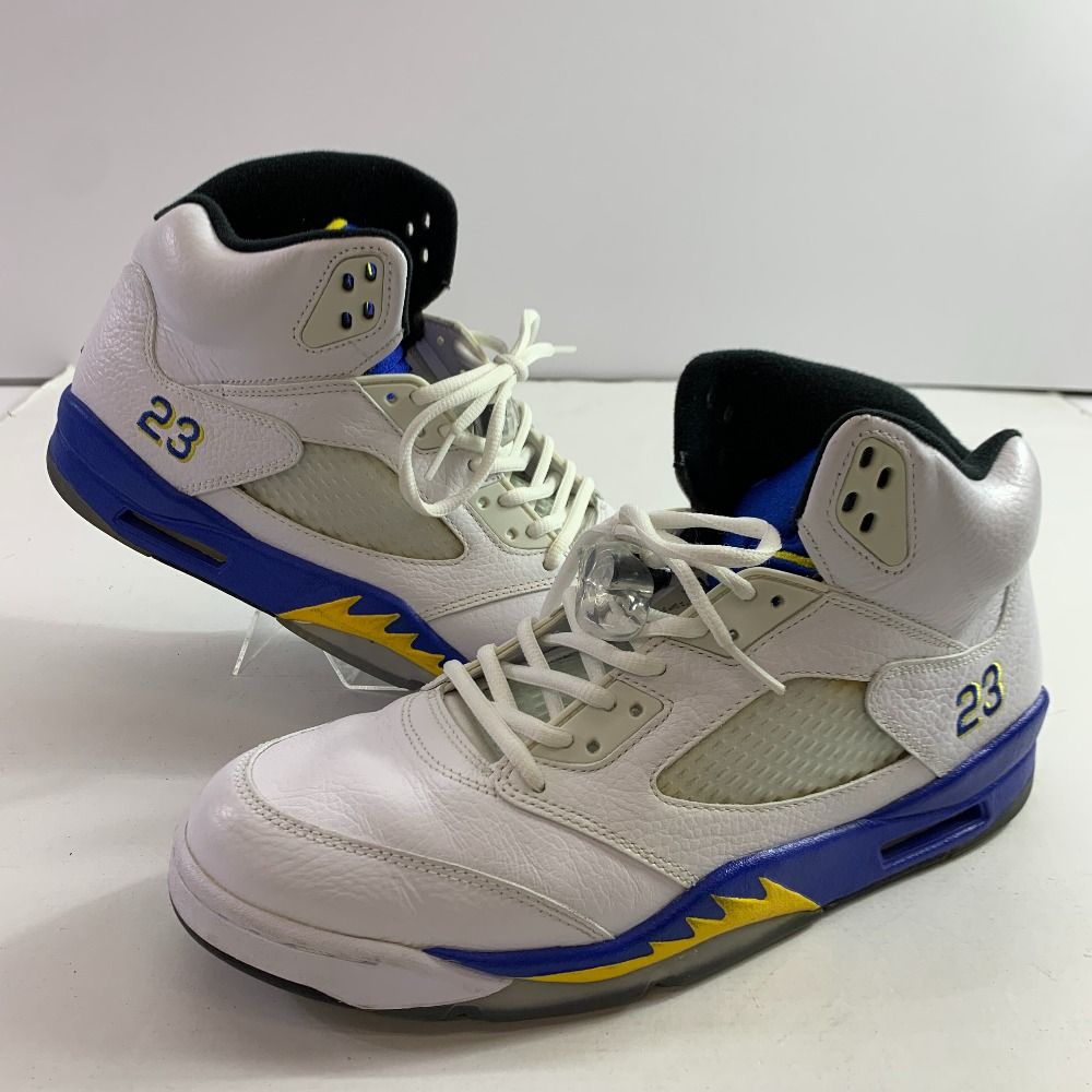 04w6176▽※【中古】Nike Air Jordan 5 Retro Laney (2013) 136027-189