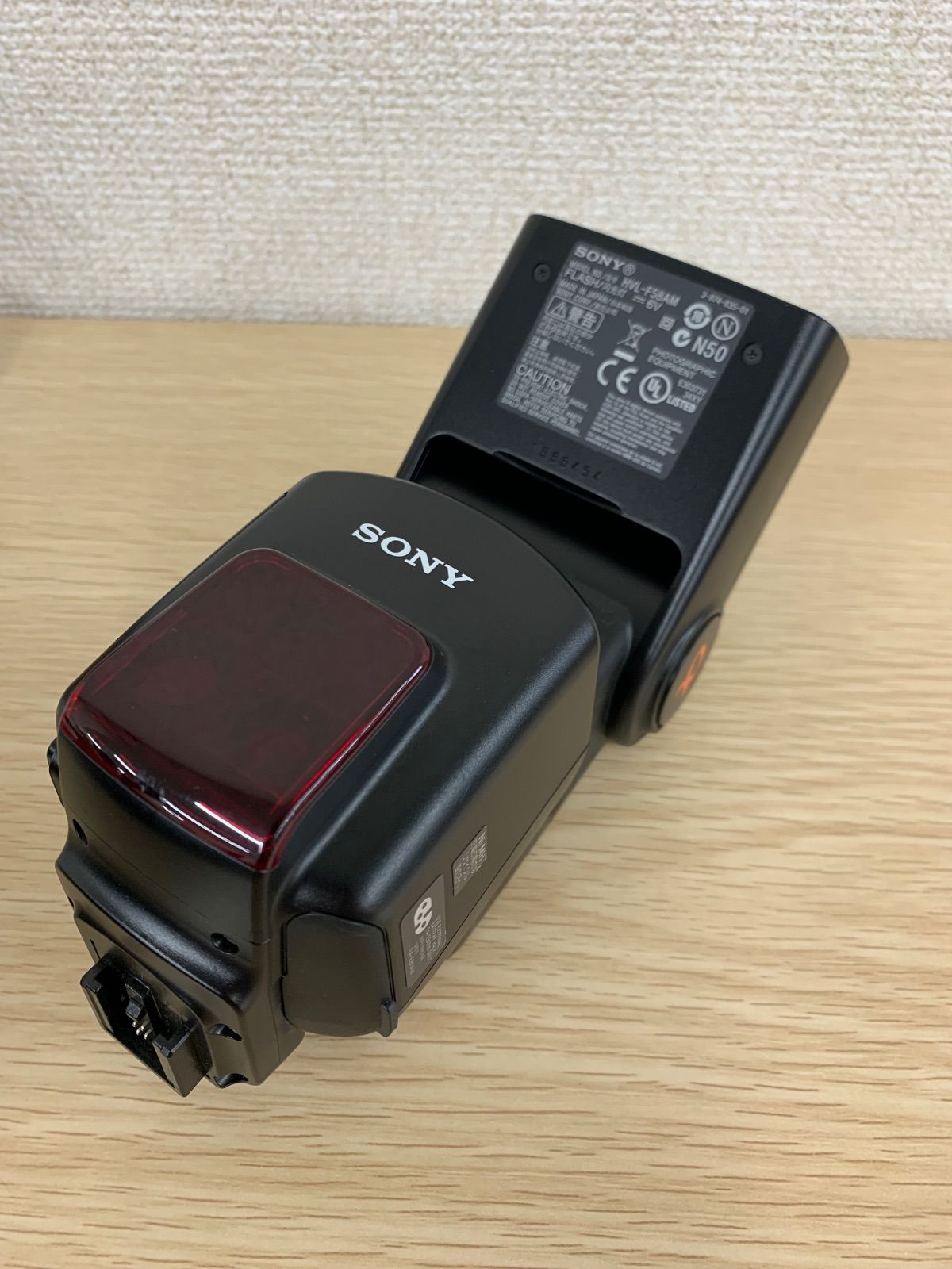 2【動作未確認】SONY ソニー HVL-F58AM ストロボ フラッシュ 専用