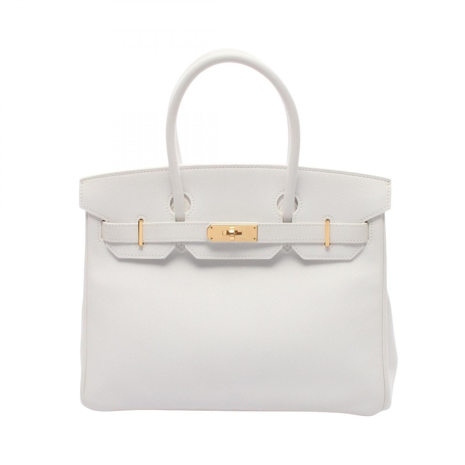 エルメス HERMES ハンドバッグ バーキン30 041701CC ホワイト レザー