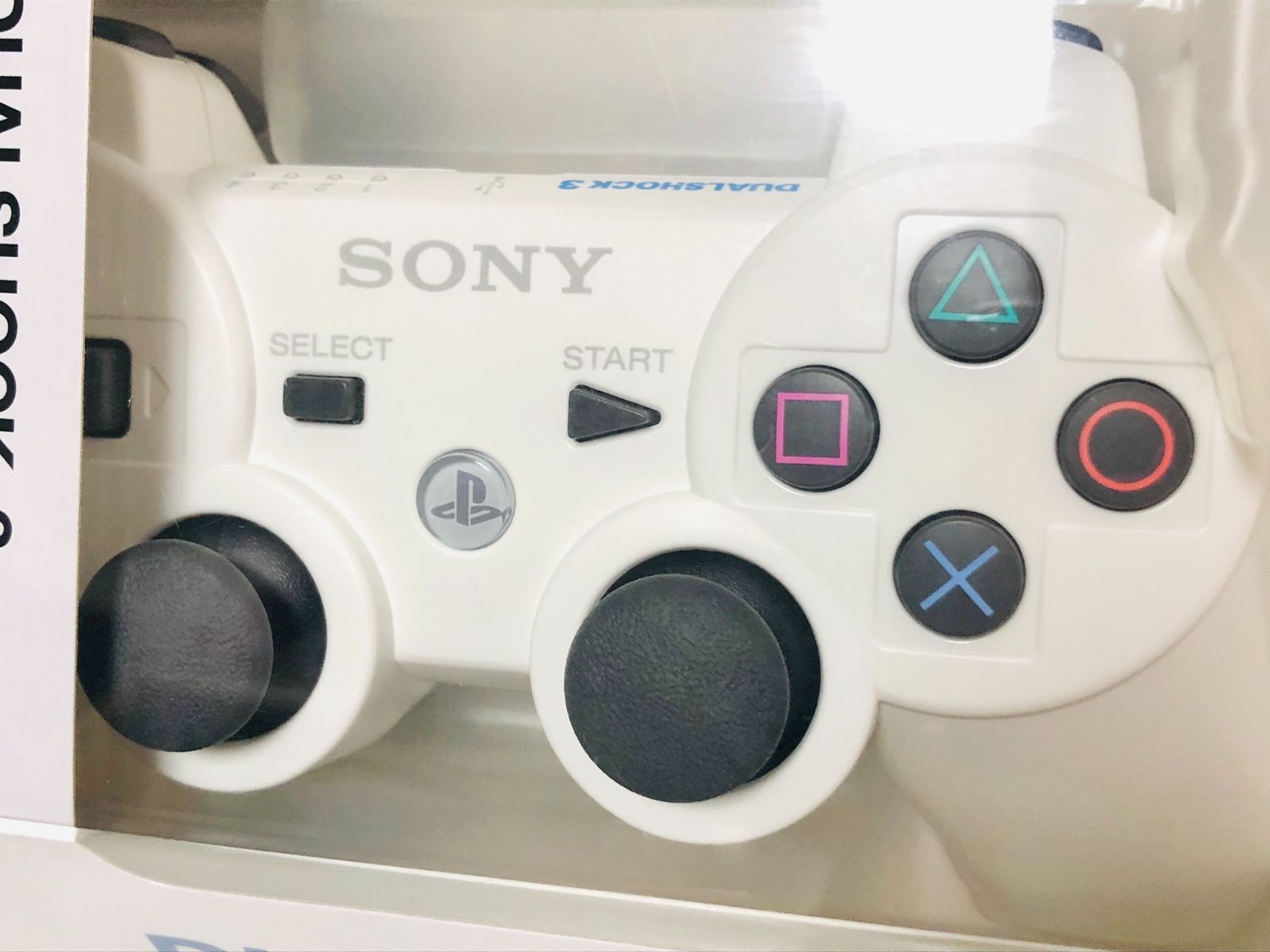 未開封 純正 PS3 コントローラー DUALSHOCK3 ホワイト - メルカリ