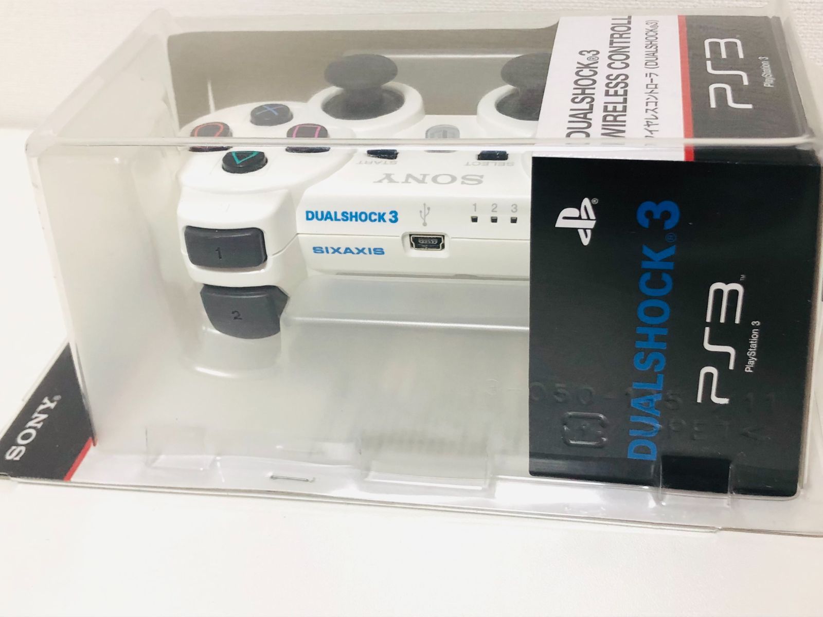 未開封 純正 PS3 コントローラー DUALSHOCK3 ホワイト - メルカリ