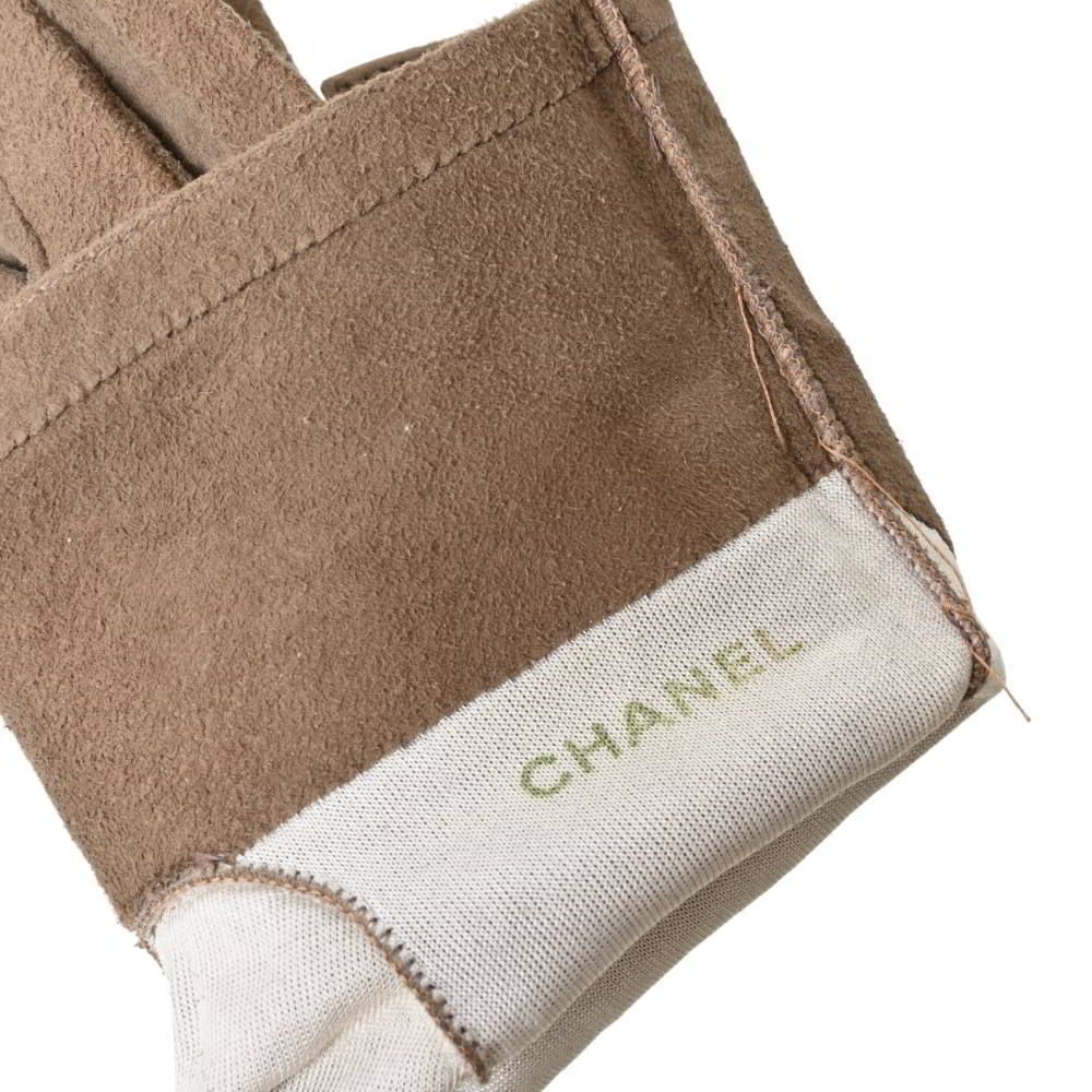 CHANEL ココマーク スエード グローブ 手袋 - メルカリ