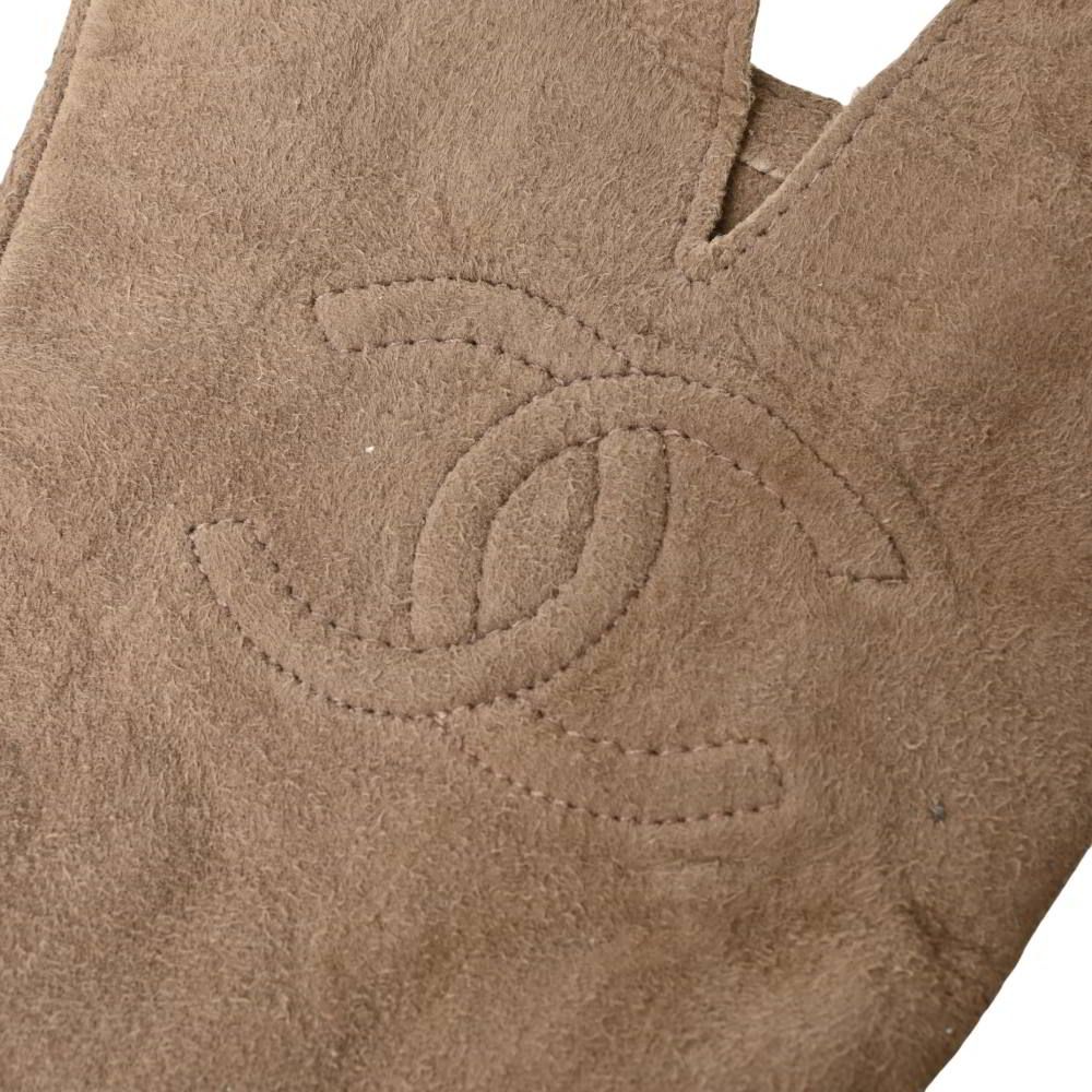 CHANEL ココマーク スエード グローブ 手袋 - メルカリ