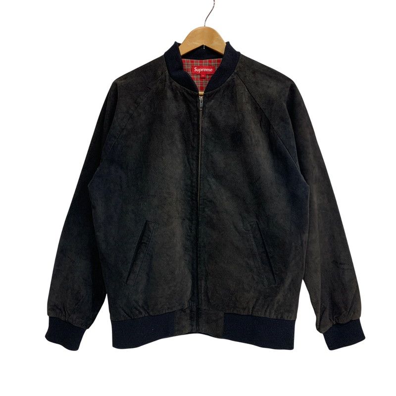 中古品】 OLD SUPREME オールド シュプリーム 12SS SUEDE BOMBER
