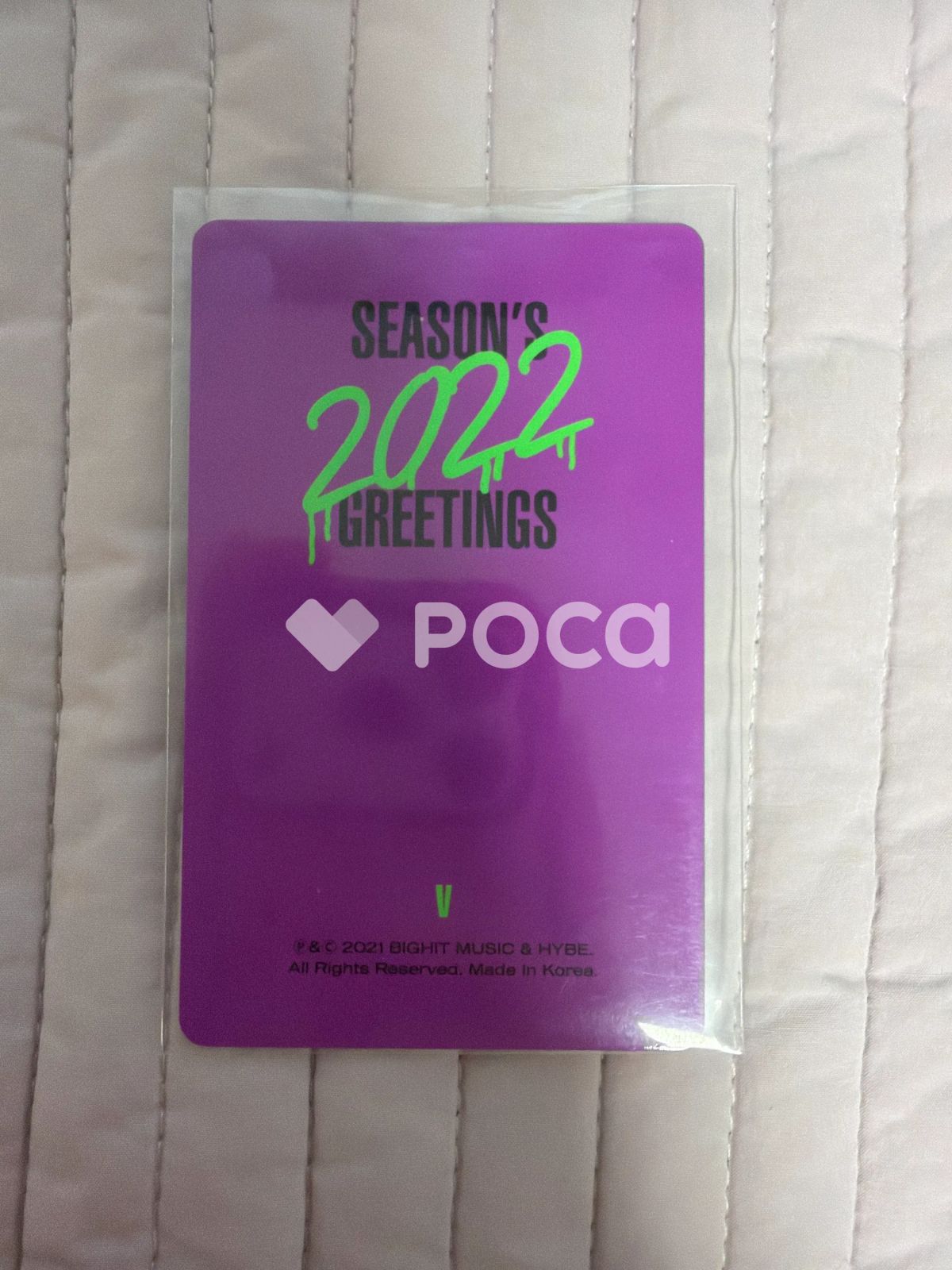 BTS V 2022 SEASONS GREETINGS - メルカリ