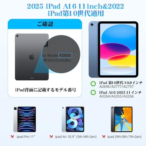 マジックキーボード BETTDOW 2025 iPad A16 11インチ&2022 iPad第10