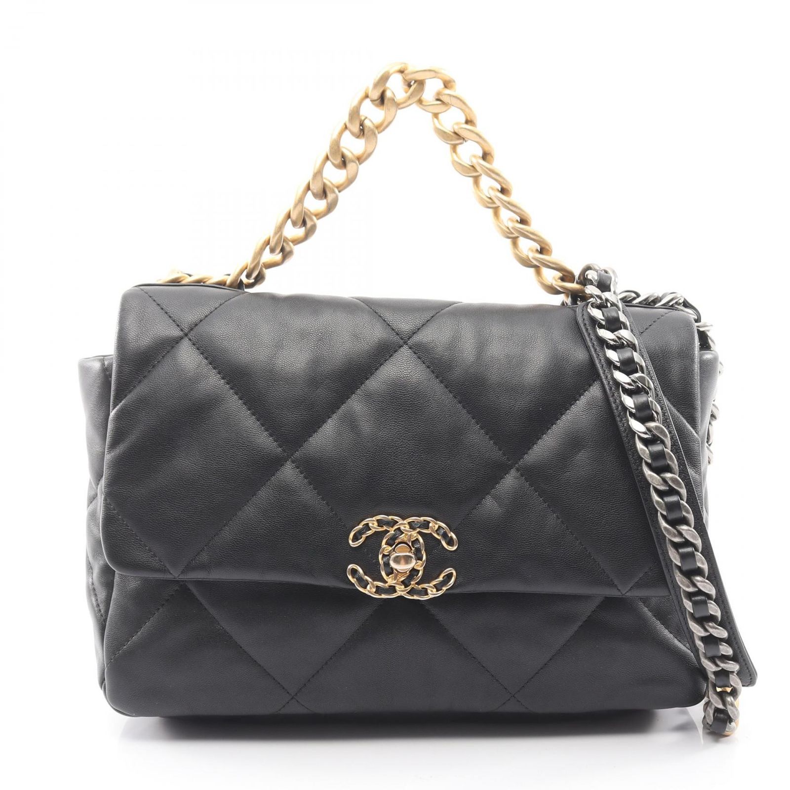 シャネル CHANEL ショルダーバッグ 19 ディズヌフ マトラッセ AS1161