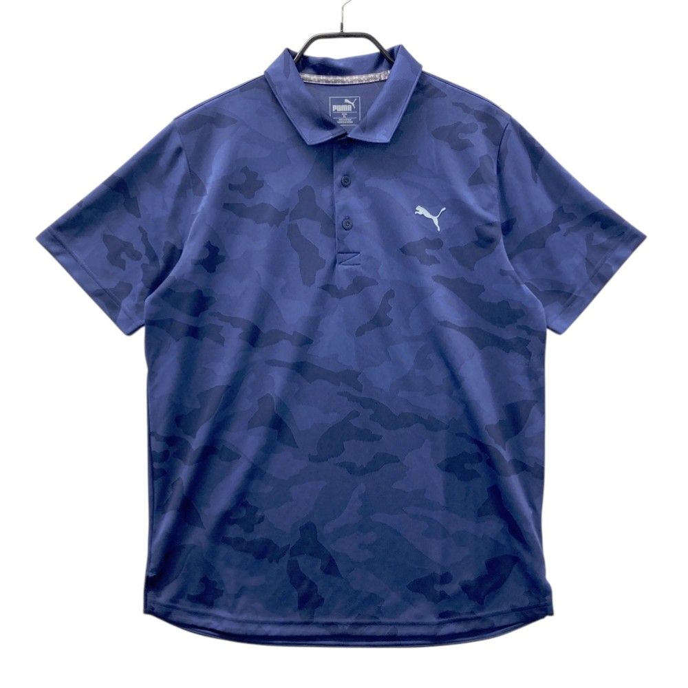 サイズ:XL PUMA GOLF プーマゴルフ 半袖ポロシャツ カモフラ柄