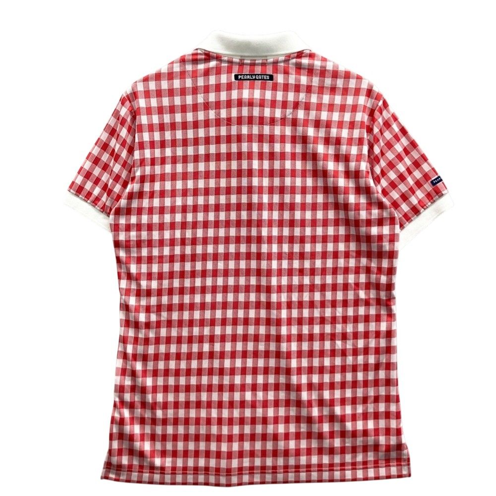 サイズ：5 PEARLY GATES パーリーゲイツ 半袖ポロシャツ チェック柄